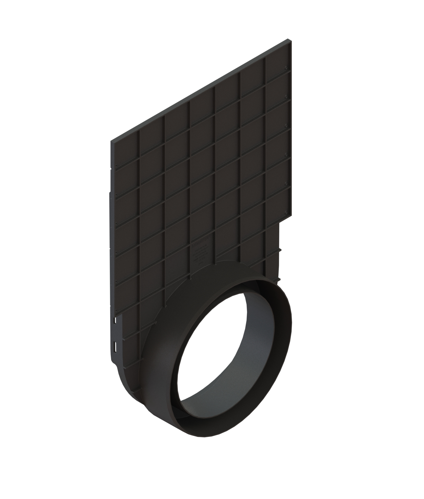 Заглушка пластиковая с водоотводом PolyMax Drive DN100